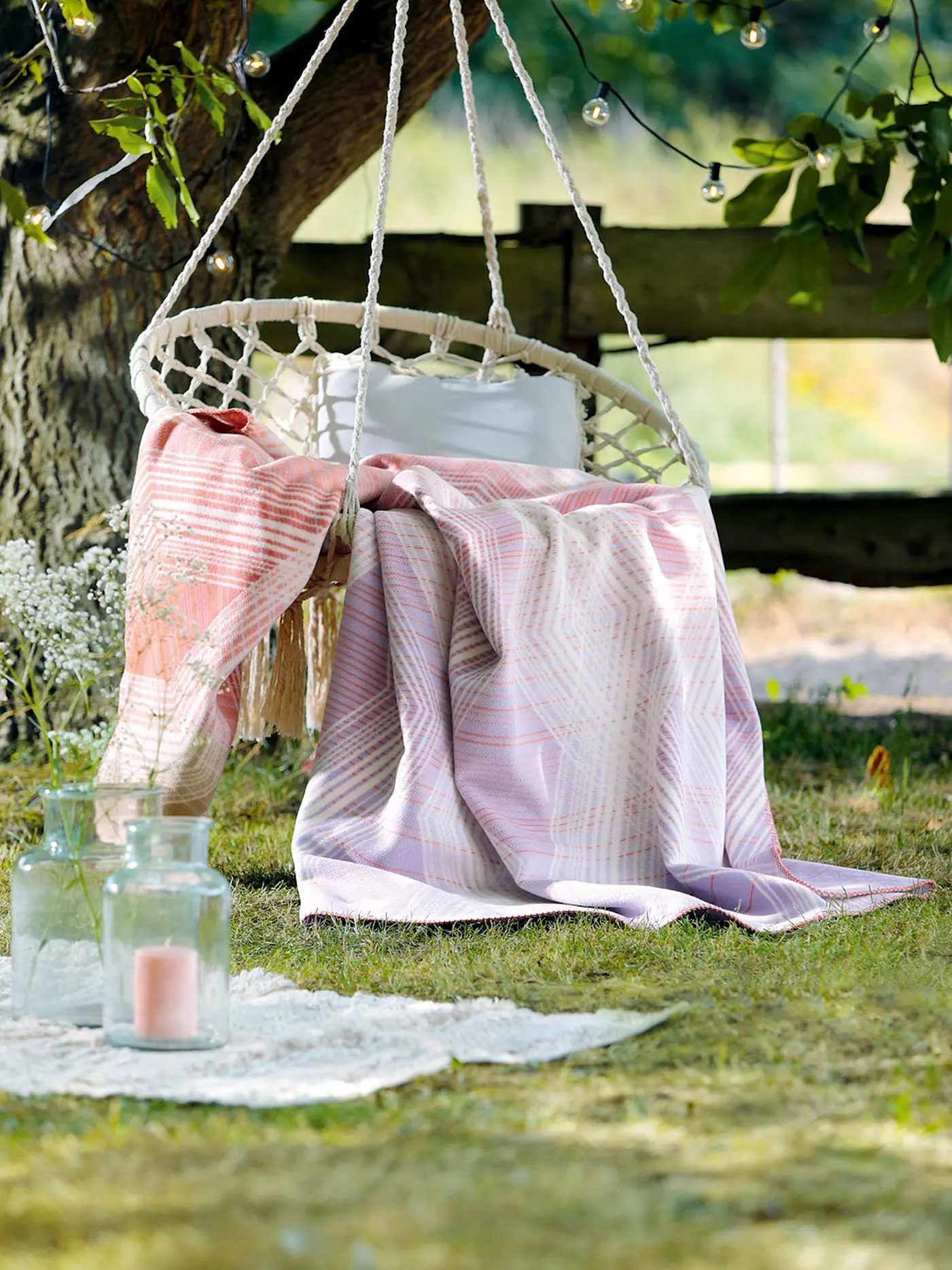BIEDERLACK | Wohndecke - Plaid 150x200cm Charmed Summer Pleasure | 